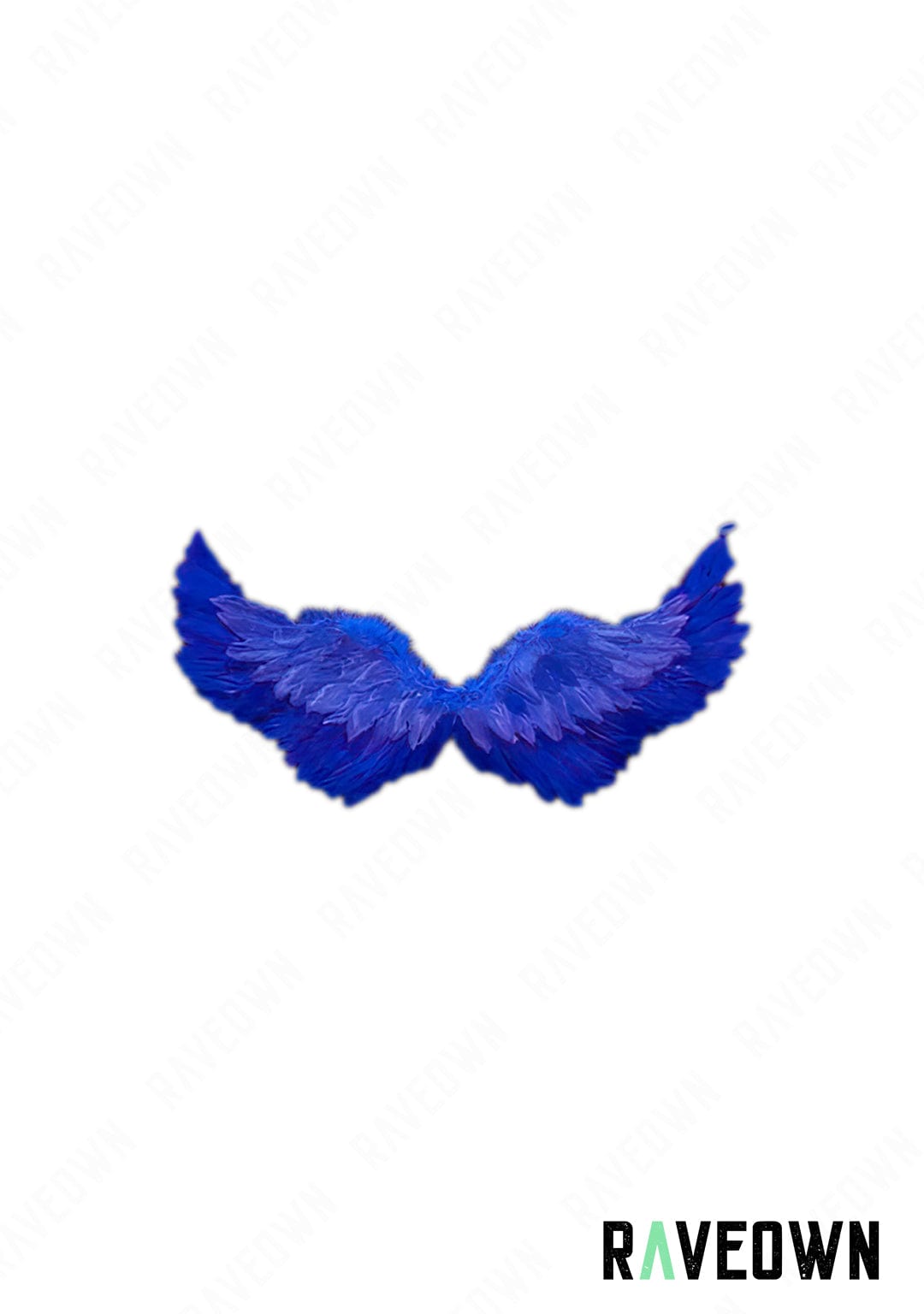 RAVEOWN | Petites ailes à Plume | RavenGlow Bleu Marine / 65 x 35 cm