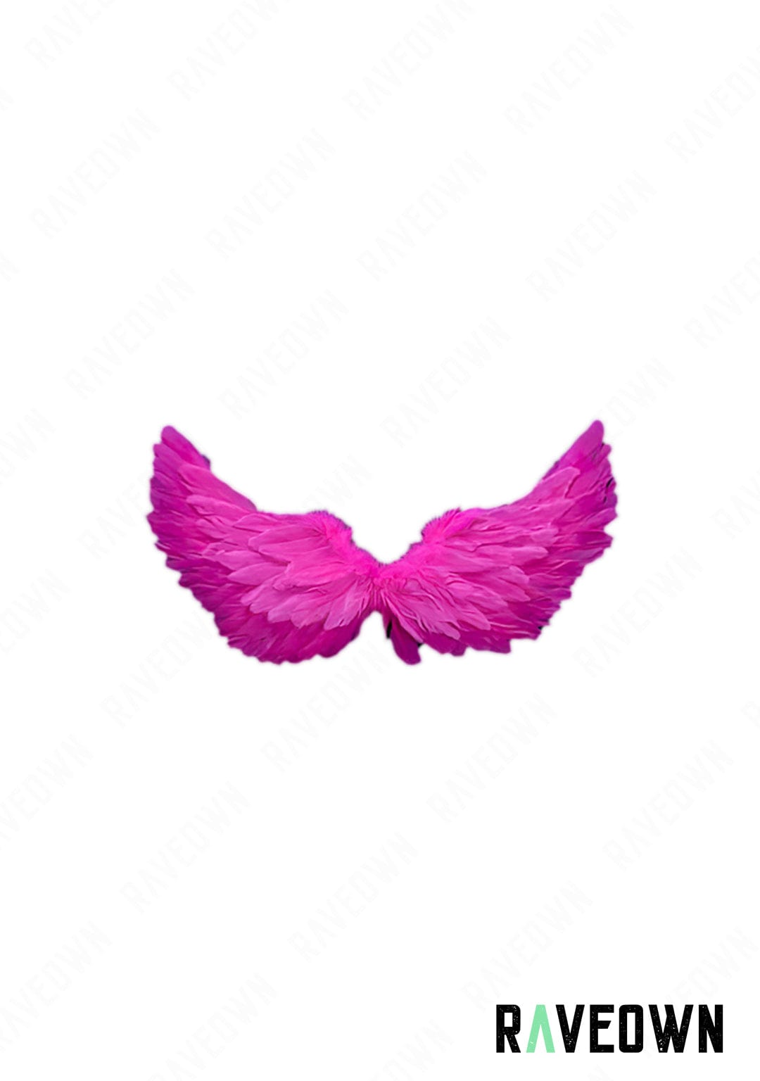 RAVEOWN | Petites ailes à Plume | RavenGlow Rose / 65 x 35 cm