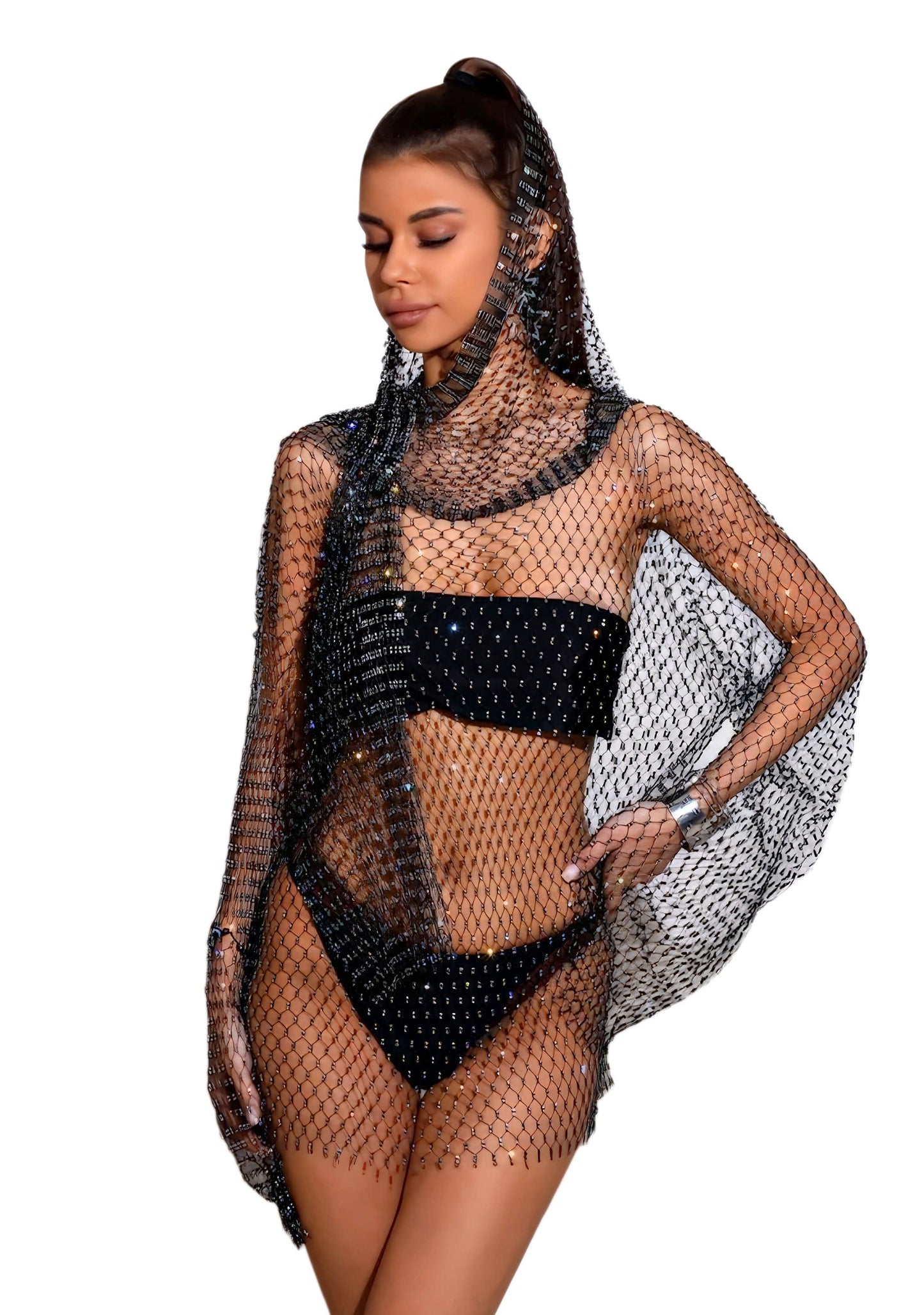 RAVEOWN | Robe Miroir de Cristal Éthérée
