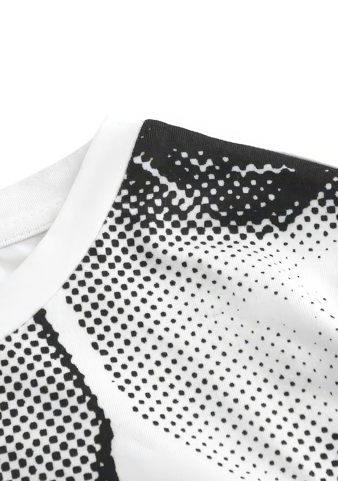 RAVEOWN | T-shirt Manche longues Buste Noir et Blanc | Abstract