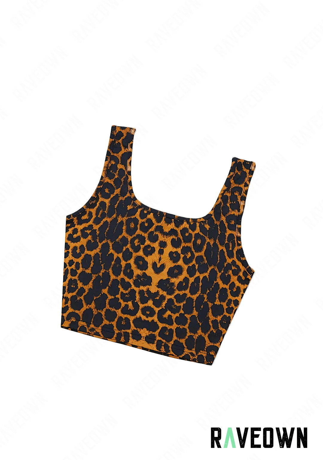 RAVEOWN | Top Fauve Festival Femme | SAUVAGE Leopard 3 / XS