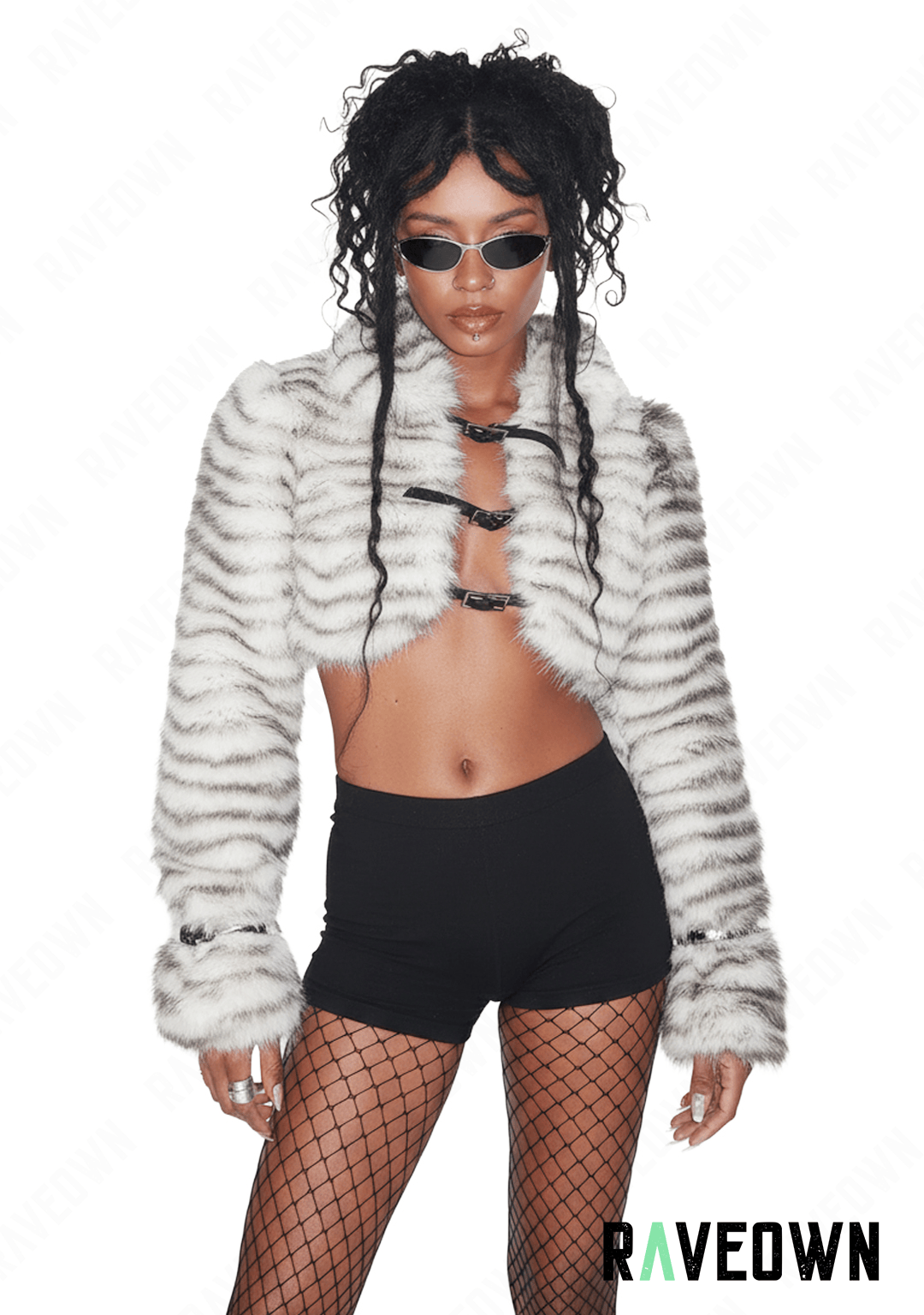 Veste Fourrure à manches Longues | Rave.In.Fur