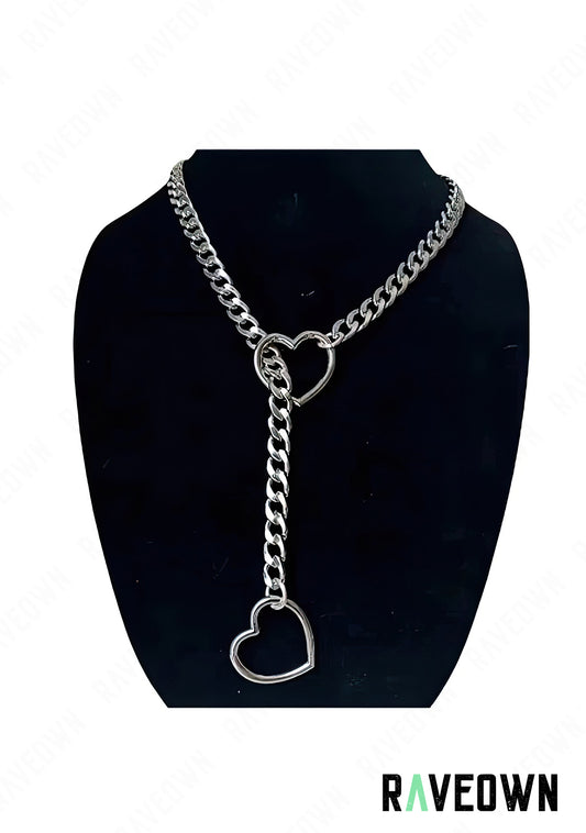 Collier Cœur Laisse Femme | RÆVEN