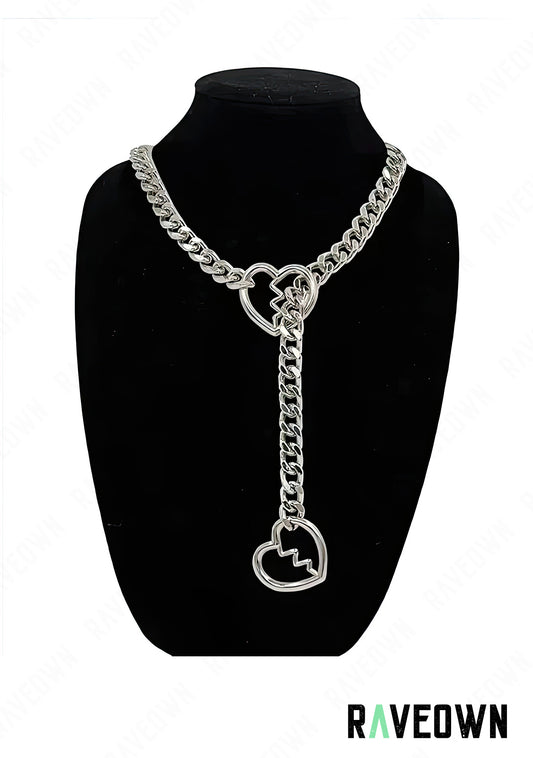Collier Cœur Brisé Laisse Femme | RÆVEN