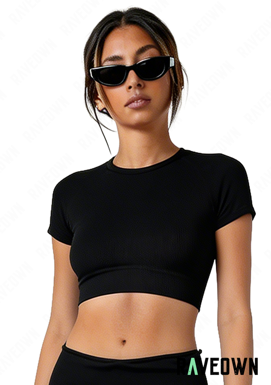 Crop Top Basique | Basic.Rave