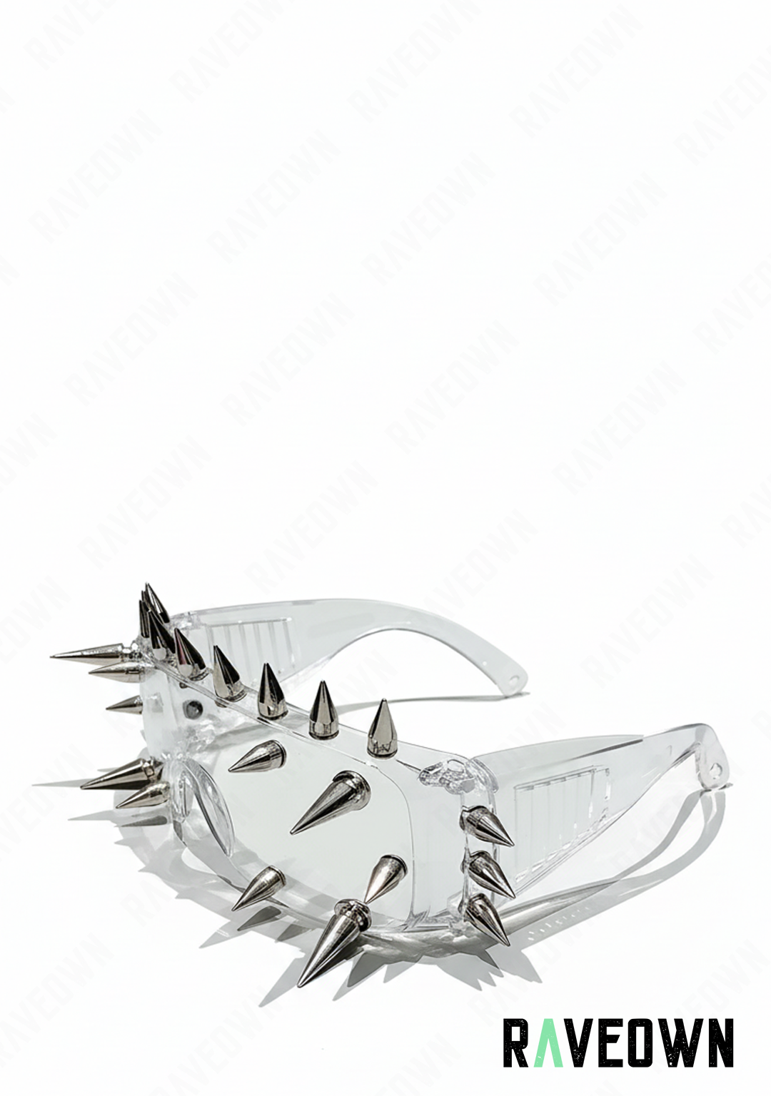 Lunette Transparente avec Rivets | G.Rave