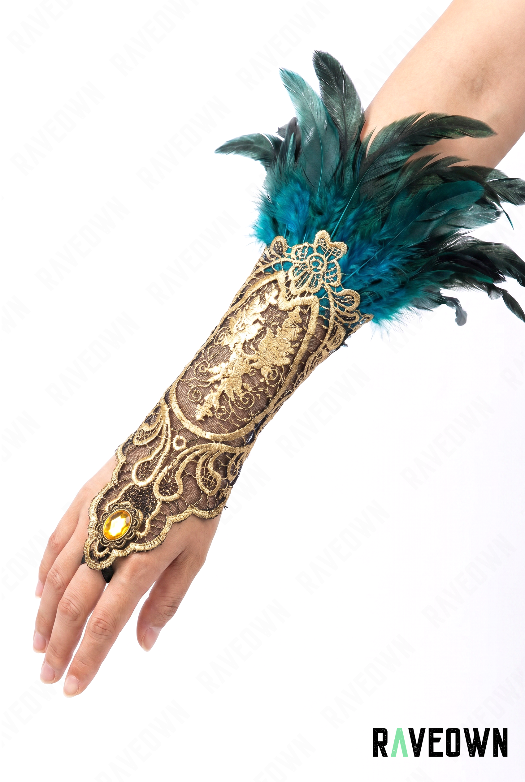 Manchette à Plume Steampunk | Dune Drifter