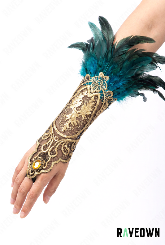 Manchette à Plume Steampunk | Dune Drifter