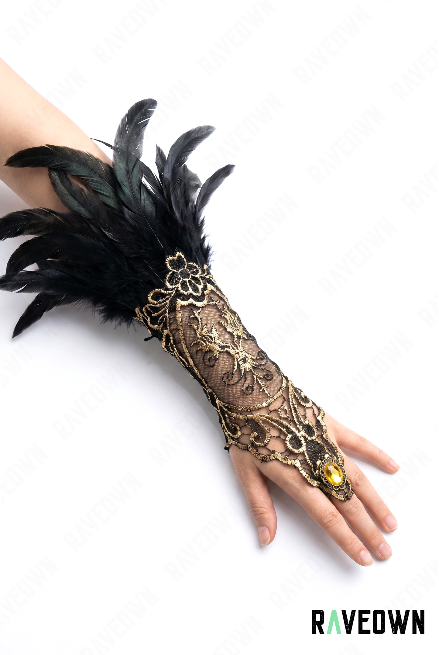 Manchette à Plume Steampunk | Dune Drifter