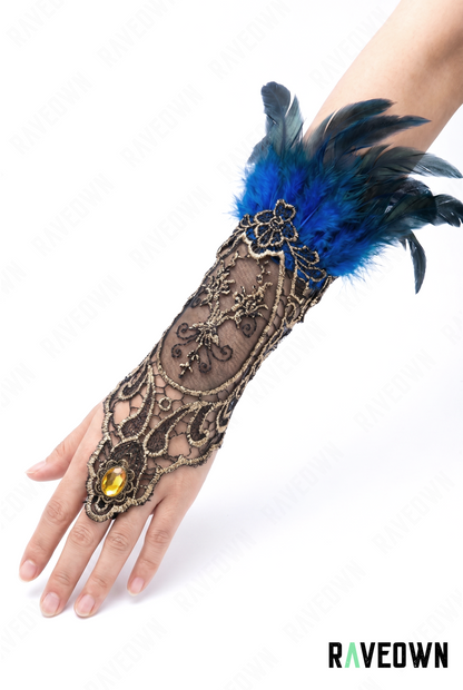 Manchette à Plume Steampunk | Dune Drifter
