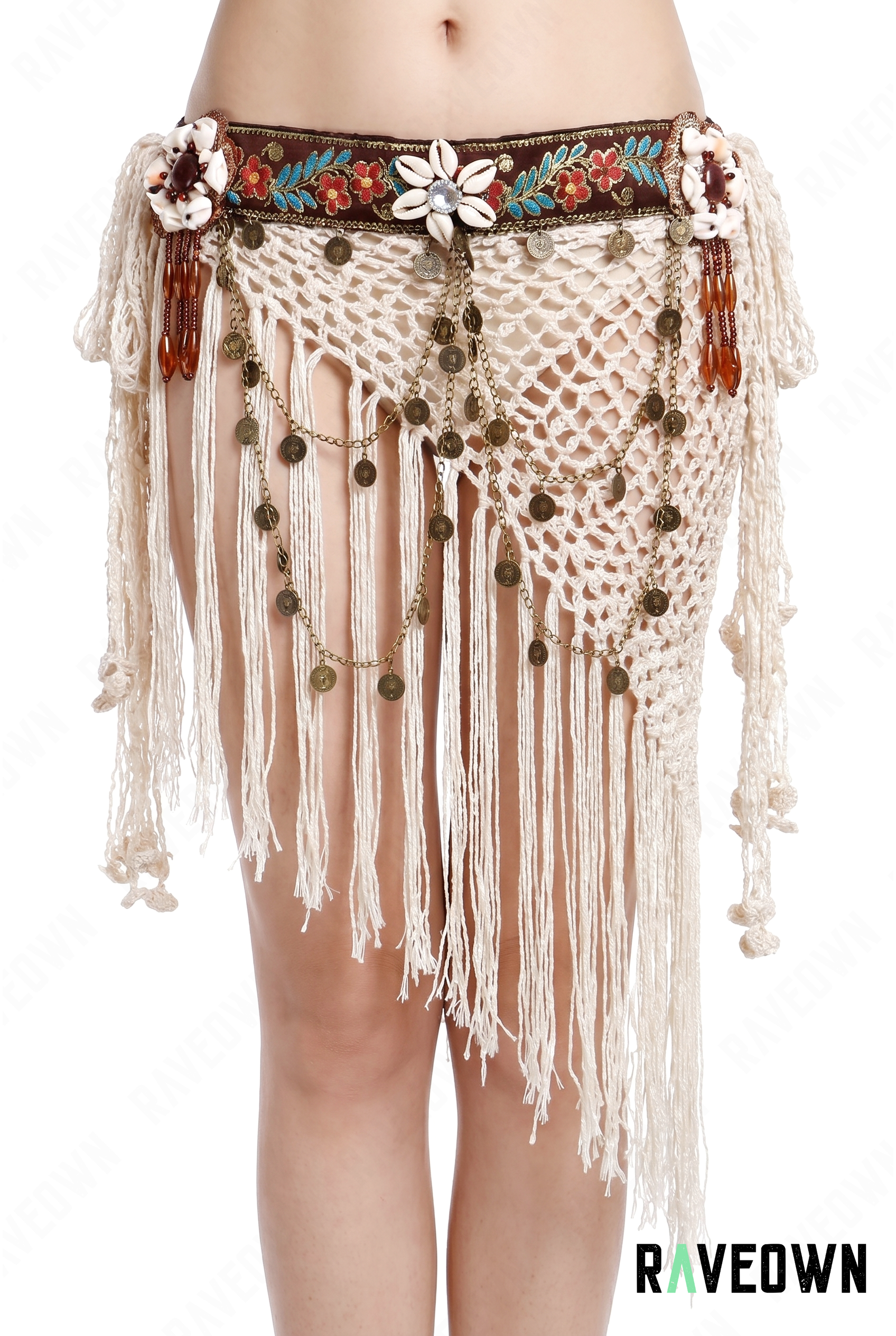 Jupe Longue Femme – Crochet Franges Boho | Lunaï