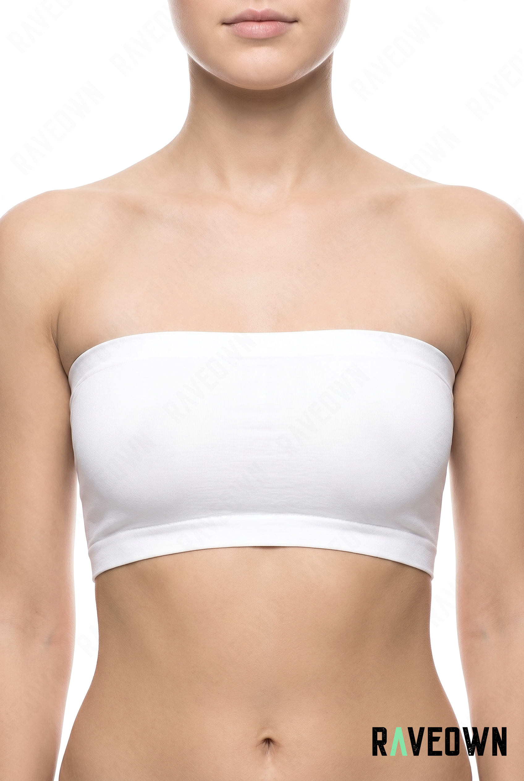 Crop Top Femme – Bandeau Sans Bretelles Uni | Solvaï