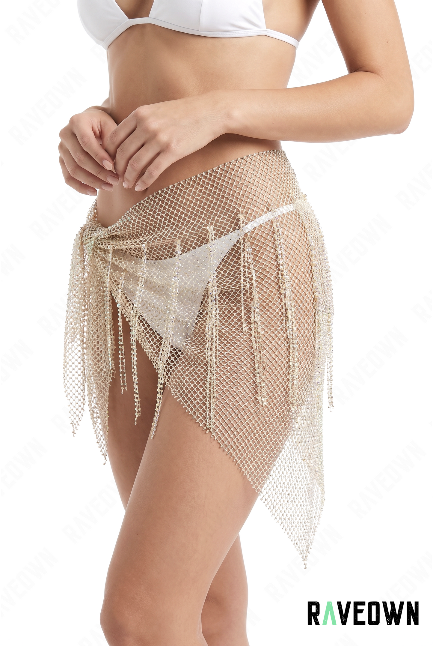 Jupe Festival Femme – Filet Strass | NØXX
