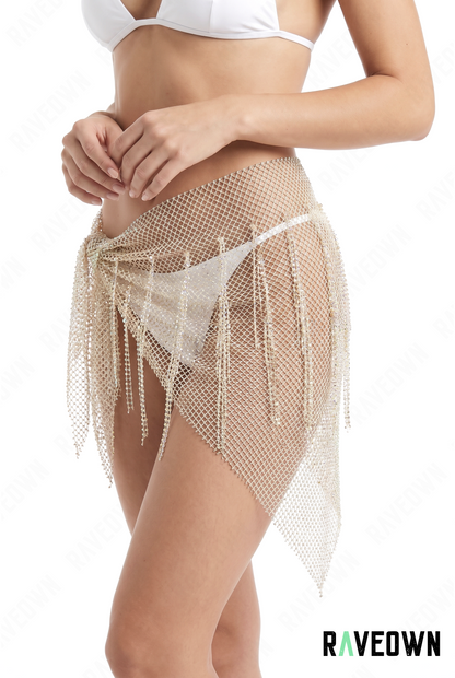 Jupe Festival Femme – Filet Strass | NØXX