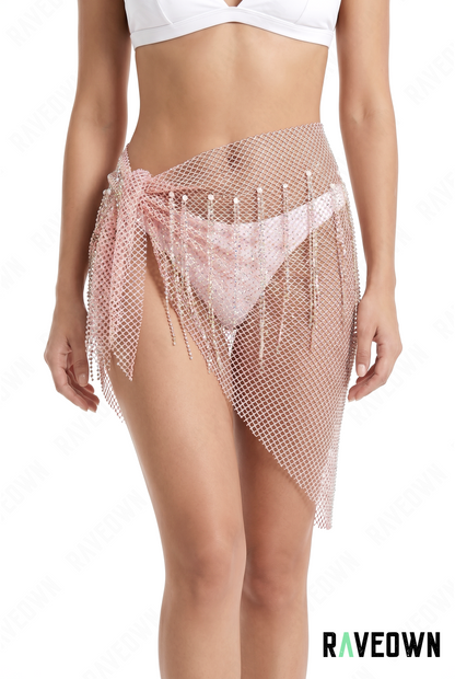 Jupe Festival Femme – Filet Strass | NØXX