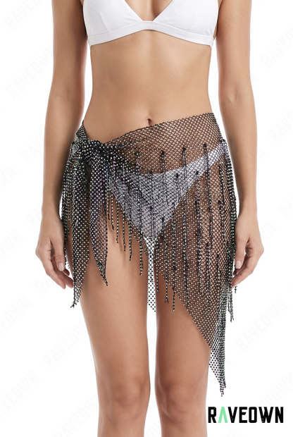 Jupe Festival Femme – Filet Strass | NØXX