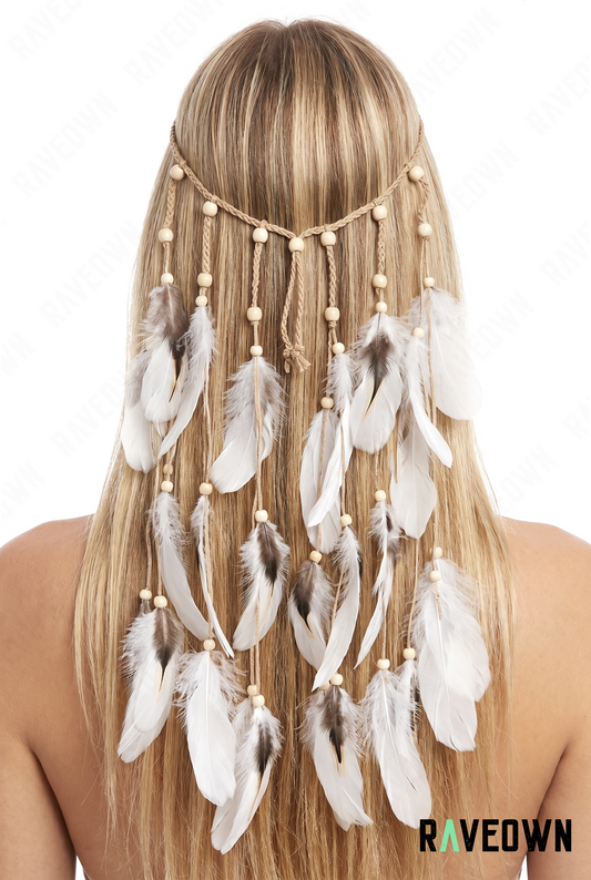 Plume Pour Cheveux – Attrape-Rêves Pendant Boho | Maüra