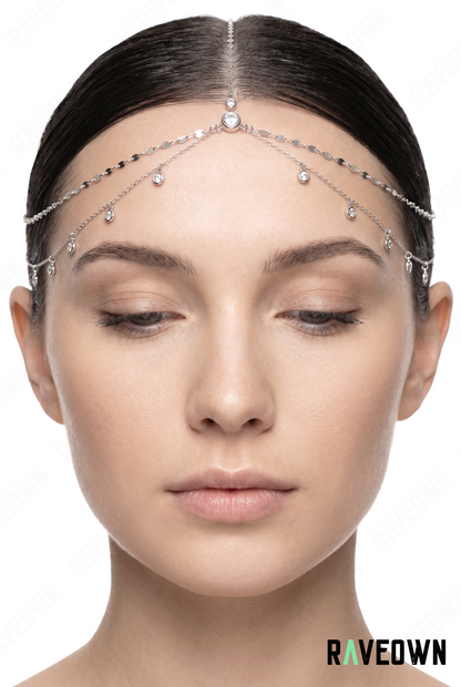 Bijou De Tête – Chaîne Fine Strass | Maüra