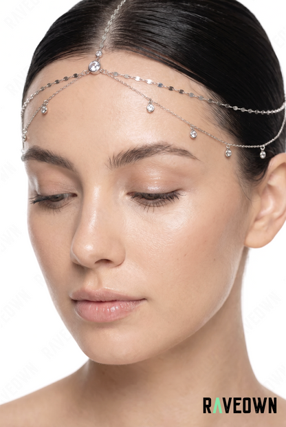 Bijou De Tête – Chaîne Fine Strass | Maüra