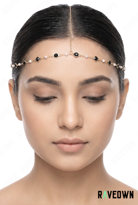 Bijou Cheveux Pierres Noires | Lunaï
