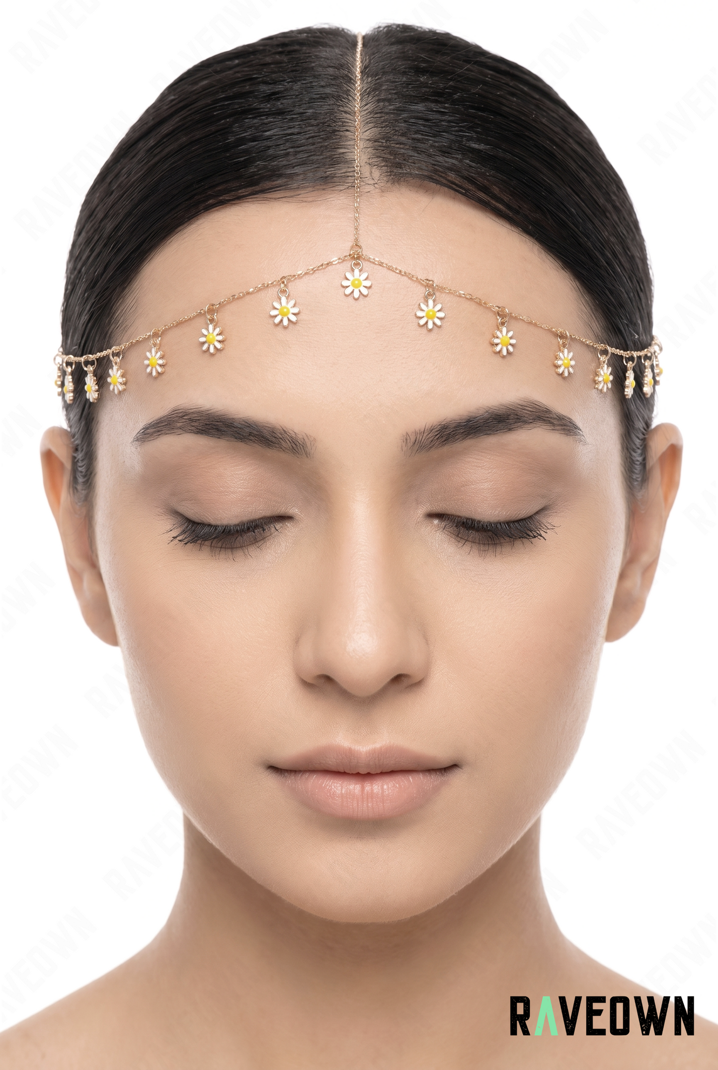 Accessoire Cheveux Bohème – Chaîne Flocons | Maüra