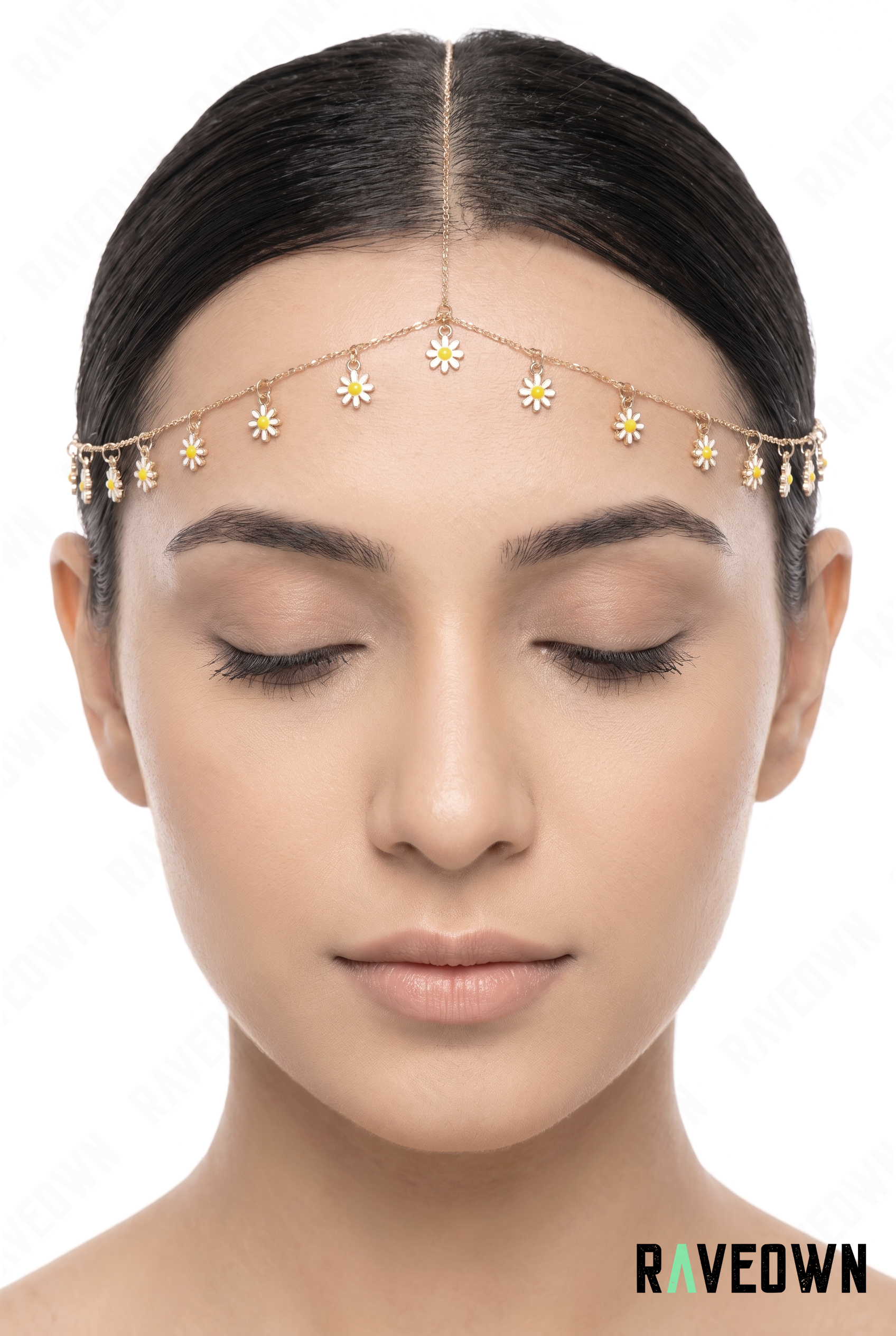 Accessoire Cheveux Bohème – Chaîne Flocons | Maüra