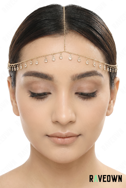Bijou De Tête – Chaîne Fine Gouttes Pendantes | Terra Boho