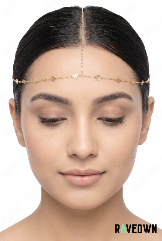 Bijou Cheveux Mariage – Chaîne Perles Fine | Lunaï