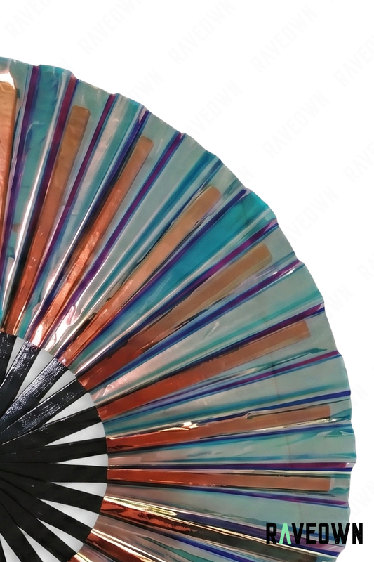Éventail Multicolore Cuivré Holographique