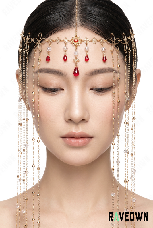 Bijou De Tête – Coiffe Tassel Dorée Oriental | Nomadix