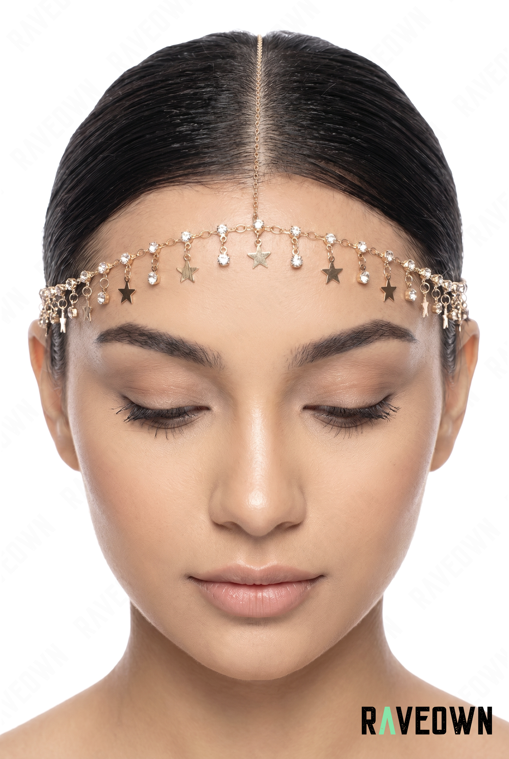 Bijou Cheveux – Chaîne Fine Étoiles Pendantes | Maüra