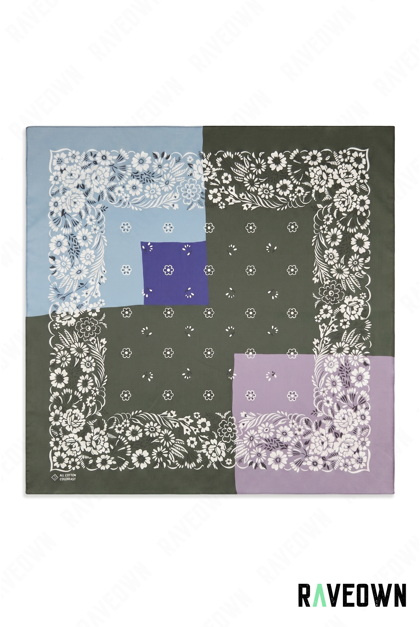 Foulard Bandana – Pixel Patchwork | Lunaï