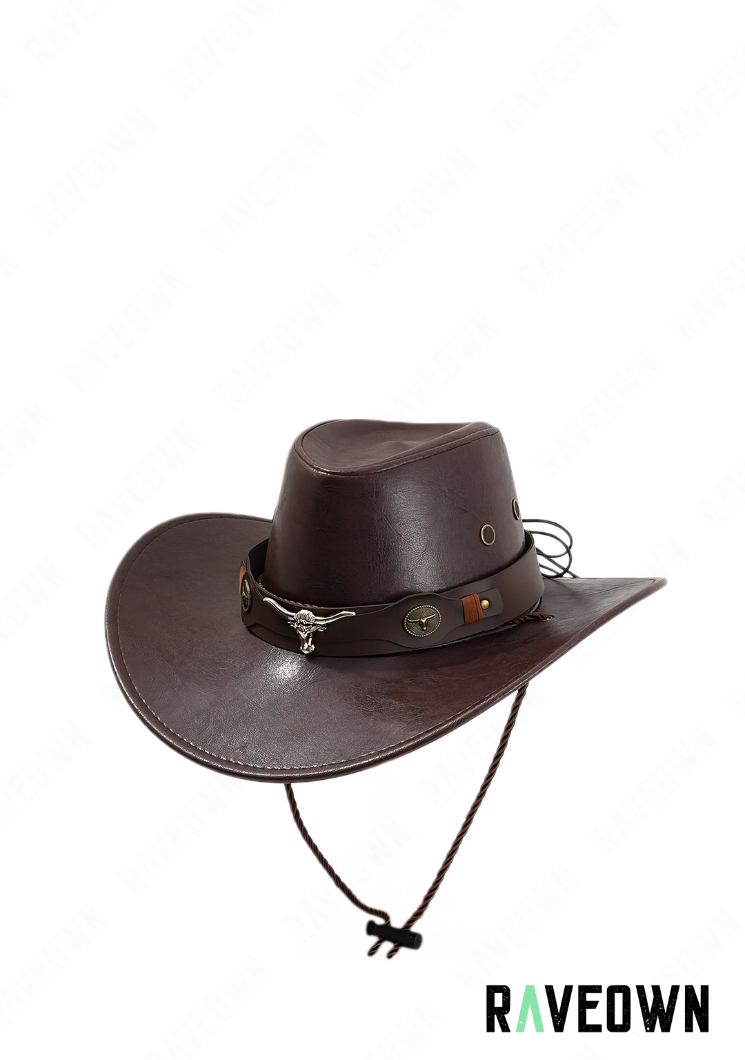 Chapeau Faux Cuir Vieilli | BOHO Wild West