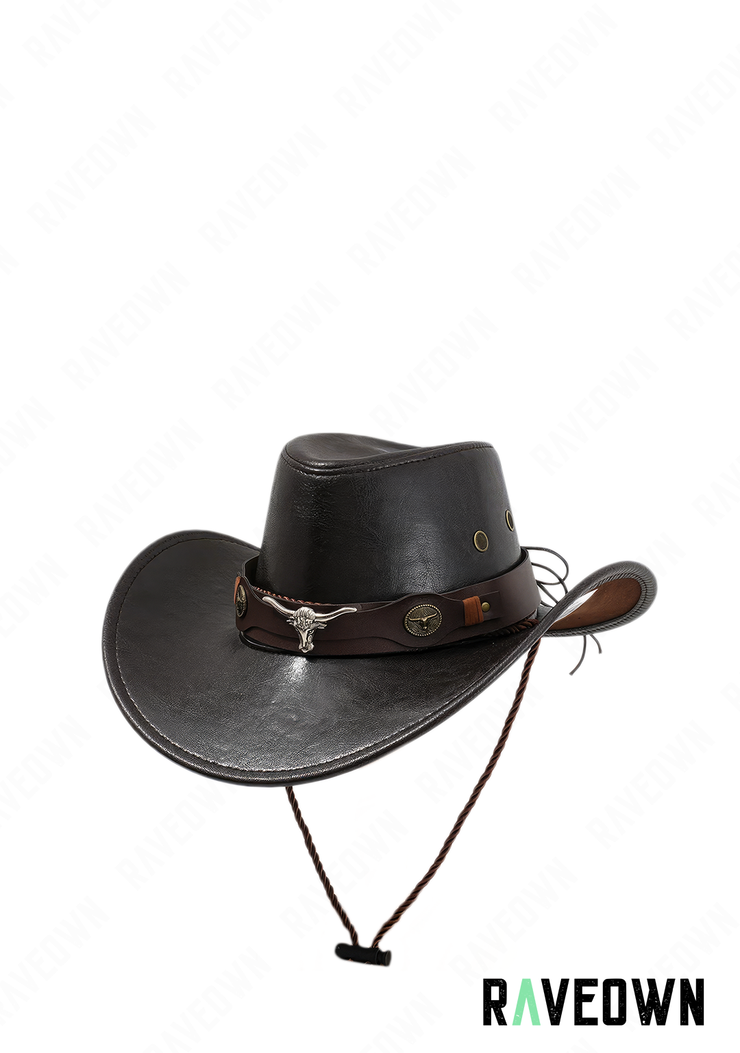 Chapeau Faux Cuir Vieilli | BOHO Wild West