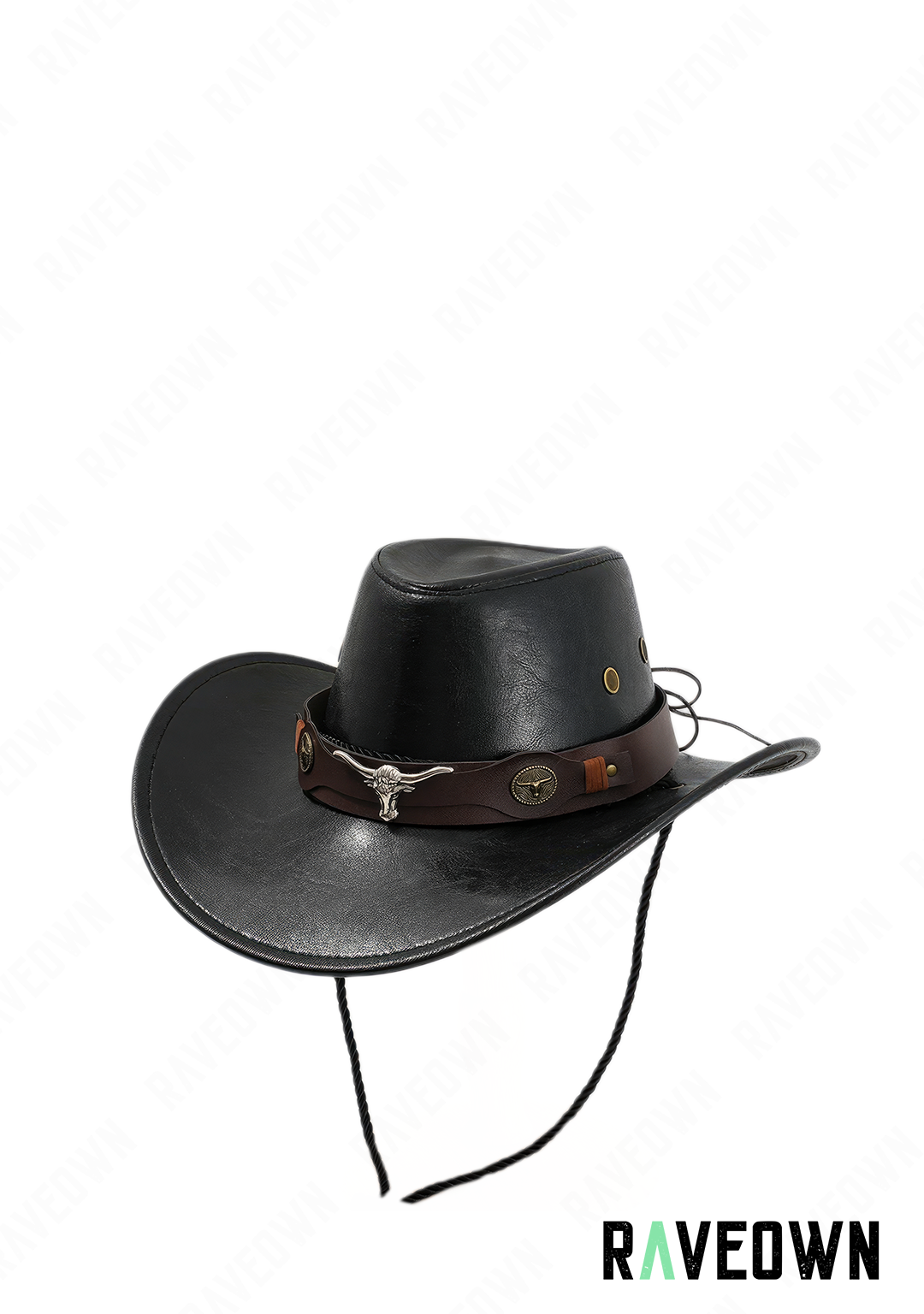 Chapeau Faux Cuir Vieilli | BOHO Wild West