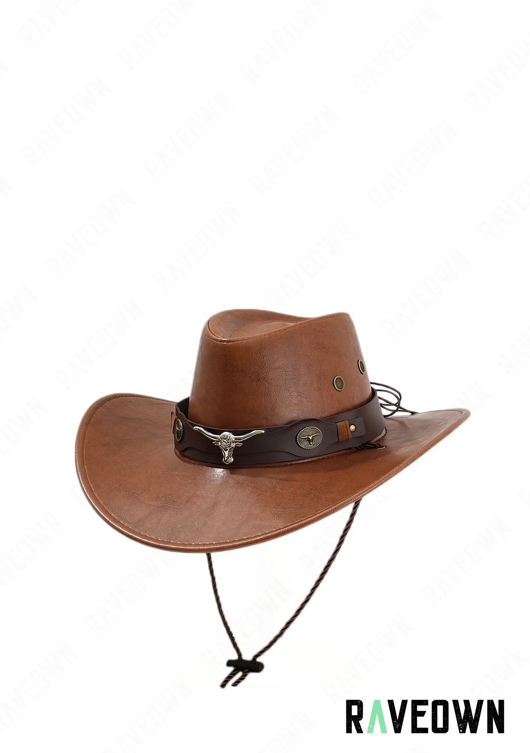 Chapeau Faux Cuir Vieilli | BOHO Wild West