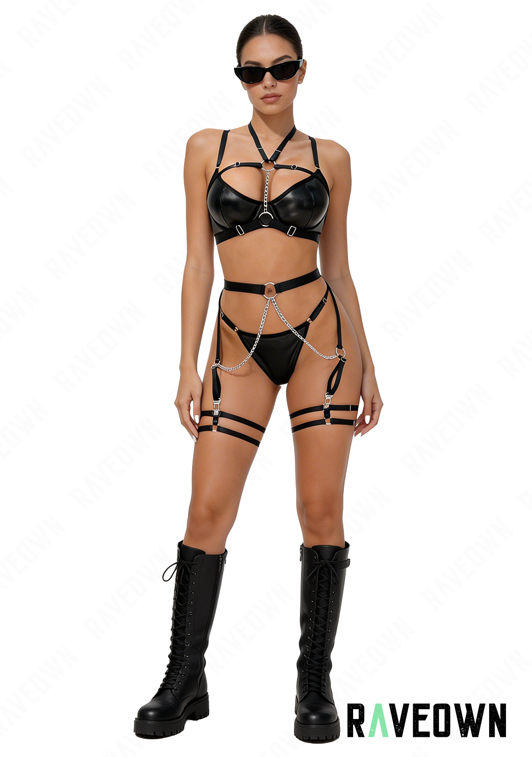 Ensemble Lingerie avec Chaînes | EchoRave