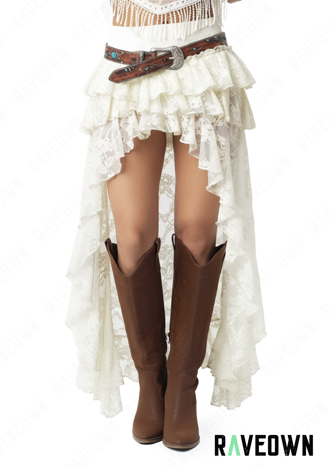 Jupe Longue Dentelle Bohème | BOHO Wild West