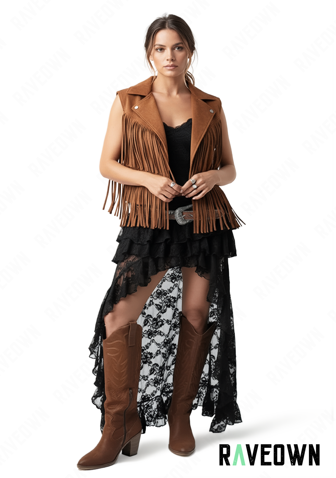 Jupe Longue Dentelle Bohème | BOHO Wild West