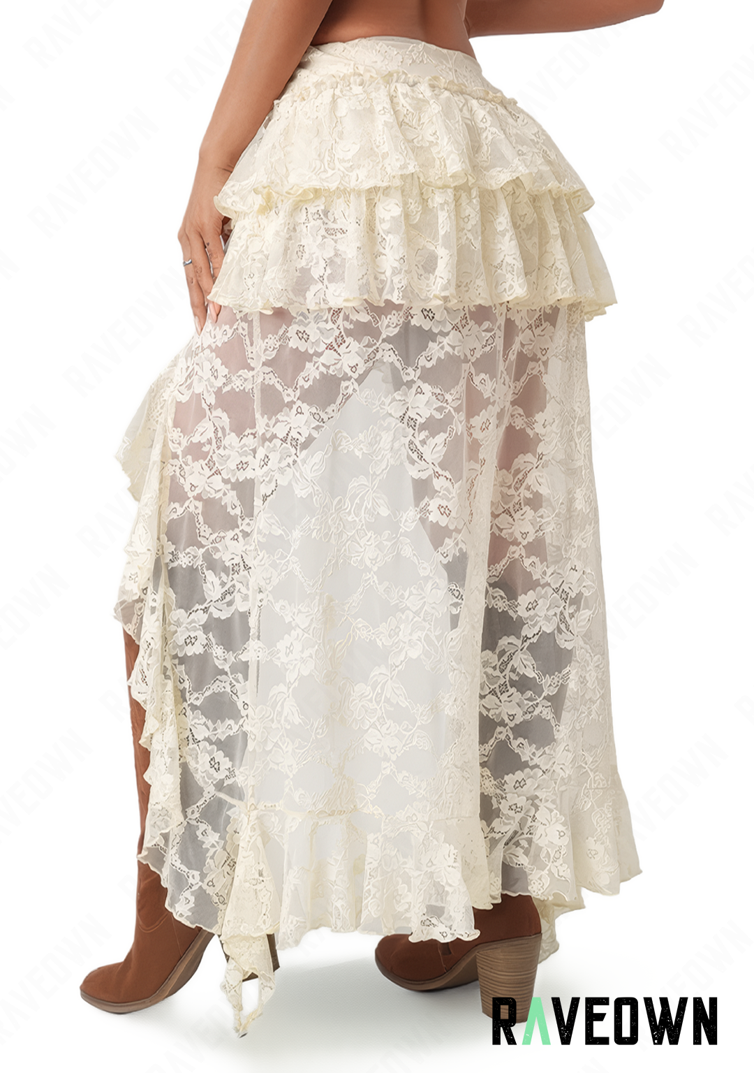 Jupe Longue Dentelle Bohème | BOHO Wild West