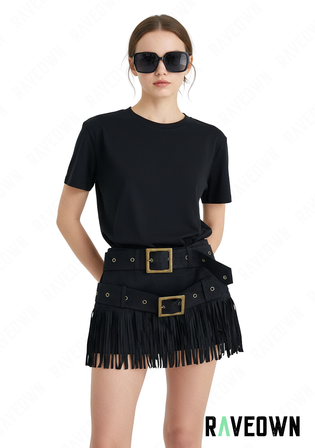 Jupe en Daim à Franges | BOHO Spirit