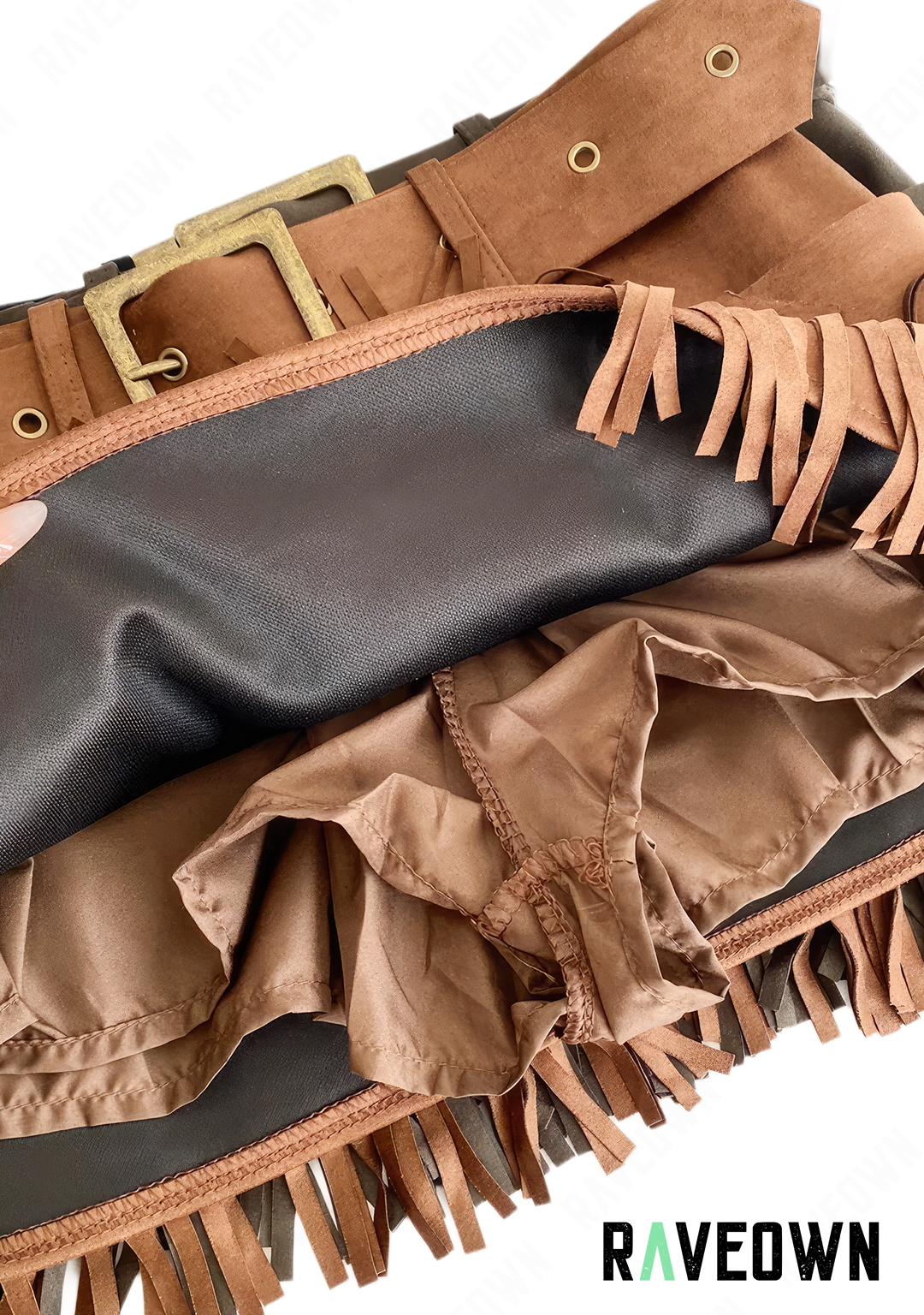 Jupe en Daim à Franges | BOHO Spirit