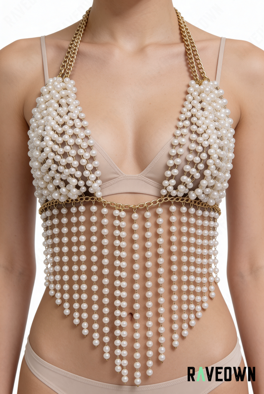Crop Top Perles | Ethereal Shine