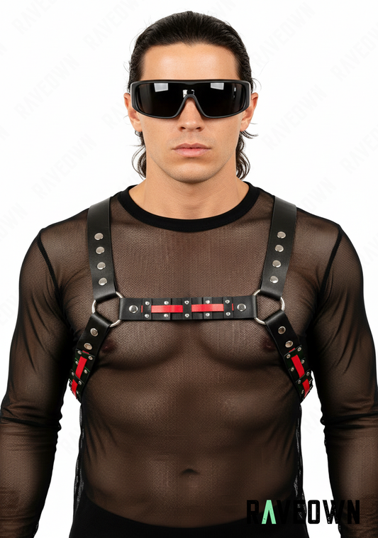 Harnais Homme Rouge & Noir | MenRave
