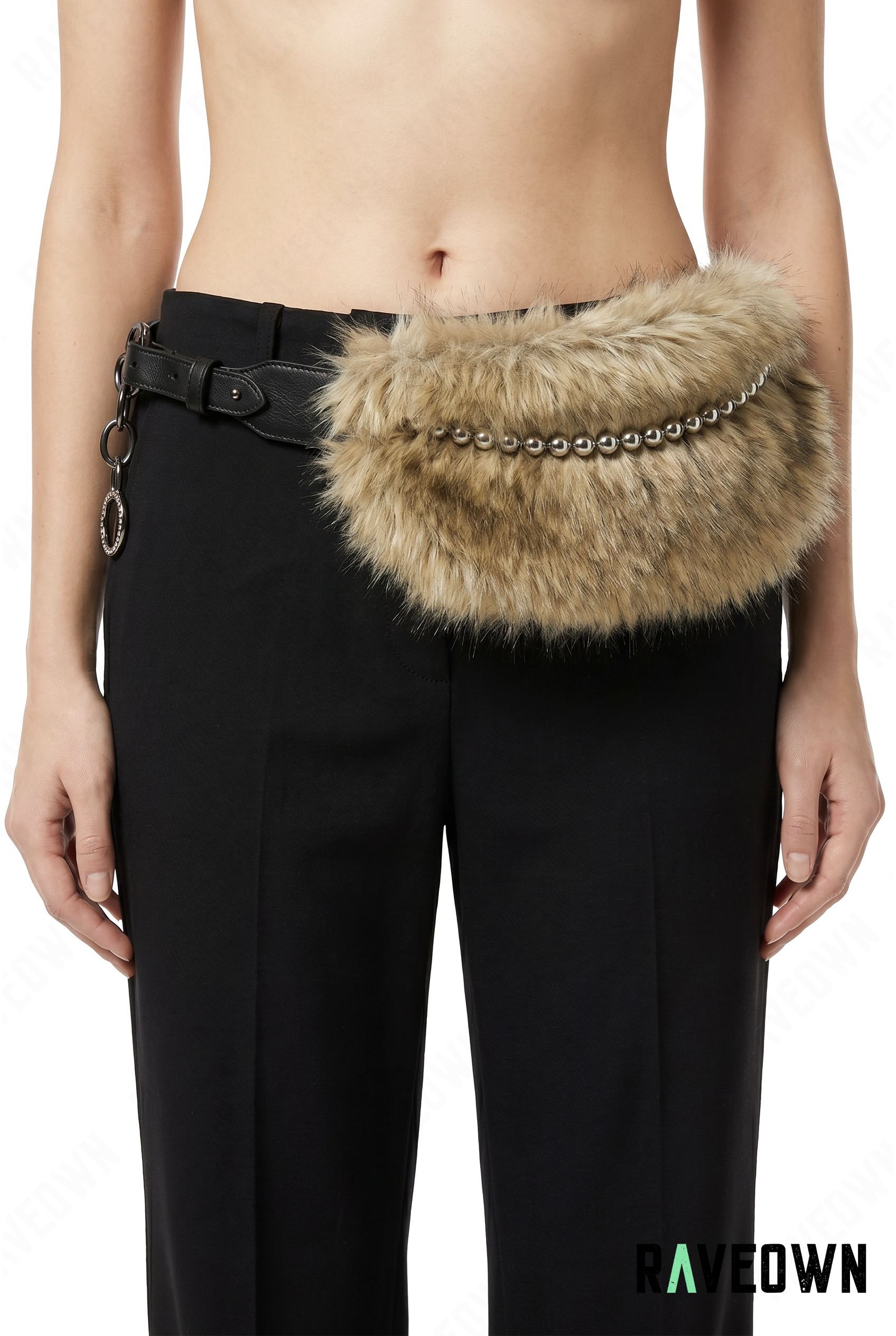 Ceinture Fourrure avec Perles | Rave.In.Fur 02