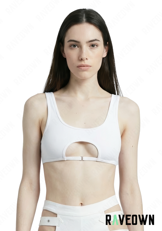 Crop Top Blanc | CLEARITY