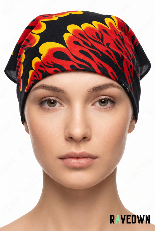 Bandana Femme Flammes | Festi.Life