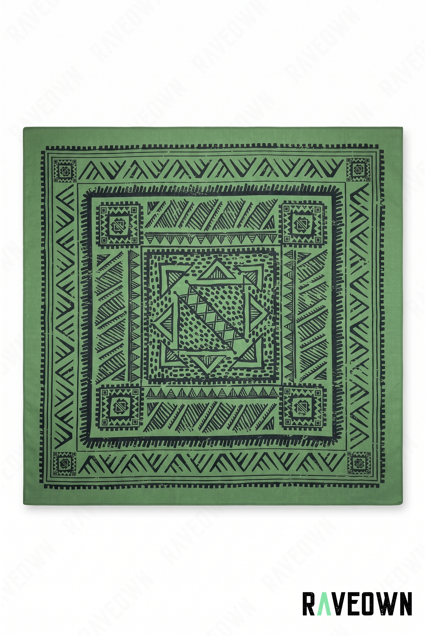 Tissu Bandana Vert | Maüra