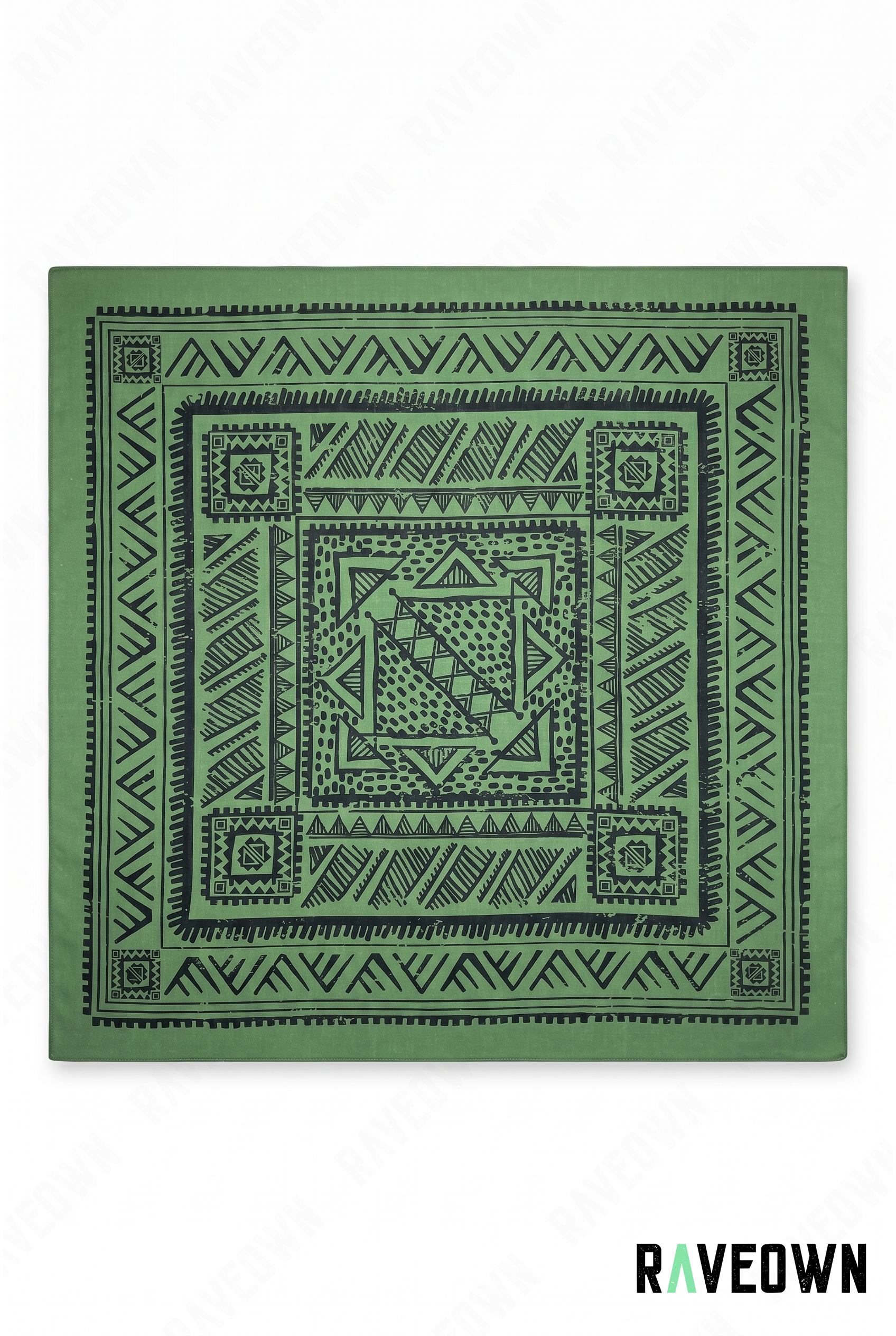 Tissu Bandana Vert | Maüra
