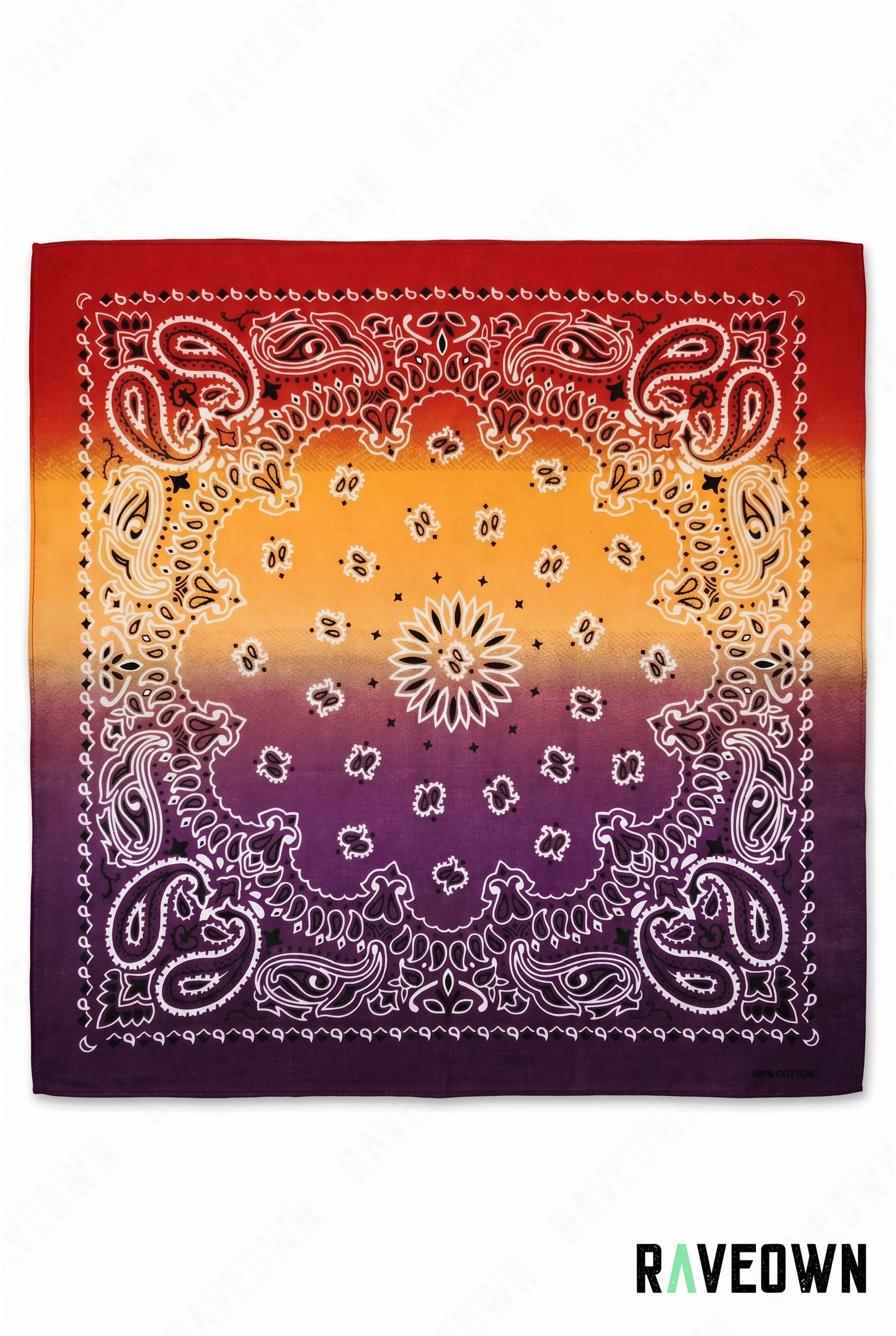 Bandana Femme – Paisley Dégradé | Maüra